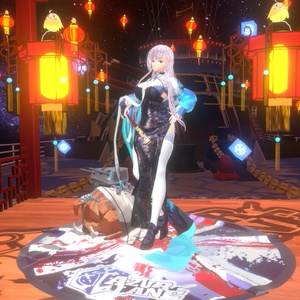 VRChat/VRM [Belfast] - 3D model [AzurLane] + Project Files 缩略图 10