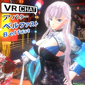 VRChat アバター　ベルファスト 3Dモデル + PMX 缩略图 7