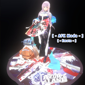 VRChat アバター　ベルファスト 3Dモデル + PMX 缩略图 5
