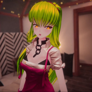 【3Dモデル】「C.C. Pizza ver. / シー・ツー 」- VRChat v1.3