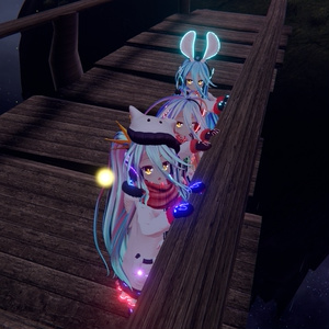 Neon Bunny 「Shiro / 白」- 【3Dモデル】v1.5 缩略图 7