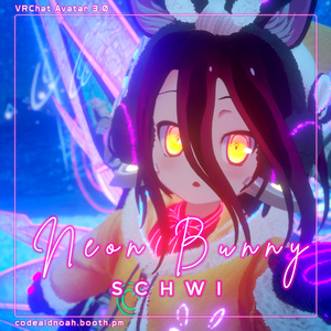 Neon Bunny 「Schwi / シュヴィ」- 【3Dモデル】v1.5