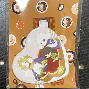 【UNDERTALE】ソウル型缶バッジ＊アズ・キャラ・トリエル・アズゴア@食パンシリーズ