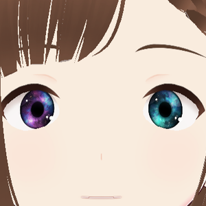 [free] eye texture vroid - galaxy eyes
