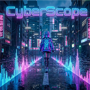 CyberScope - 3D/パーティクル搭載 オーディオビジュアライザー / 3D Audio Visualizer with Particles