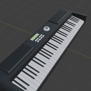 Traditional Keyboard 3D Model | トラディショナルキーボードの3Dモデル