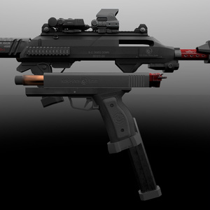 GUN ITEM R-2 tango_down(*suppresser,sight,kit FULL SET*) (for VRCHAT ,ANY GAME)