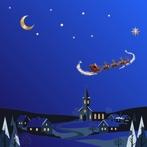 クリスマスの夜　デザインペーパー