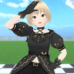 【Cluster用アバター】「くろろっち」３Dアバター【VRM】