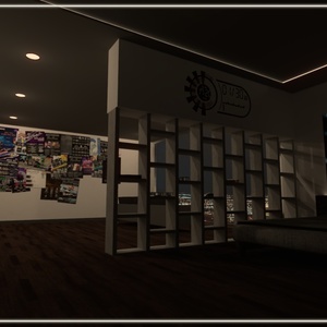 [VRChat想定]　WhiteModernRoom 缩略图 5