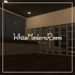 [VRChat想定]　WhiteModernRoom