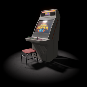 【3Dモデル】(Unity) アーケード/Arcade Machine