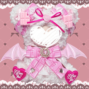 ハートボンネット（ピンク） - 萬屋ヒツジ - BOOTH