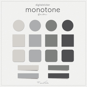 Digitalsticker【 monotone 】