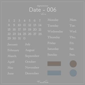 Digitalsticker【 Date-006】