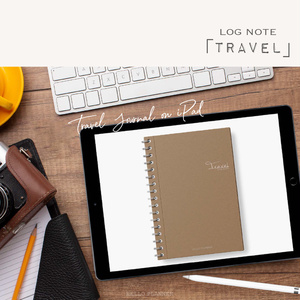 LOG NOTEシリーズ「TRAVEL」＊Color：White