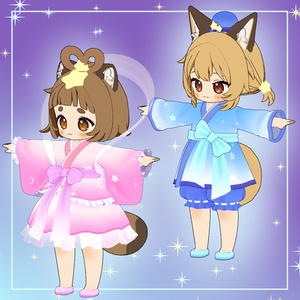【VRChat衣装】七夕✰おりひめとひこぼし【ぽんとちゅね対応】 缩略图 3