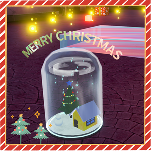 【cluster向けアバター/VRM】スノードーム【クリスマス】