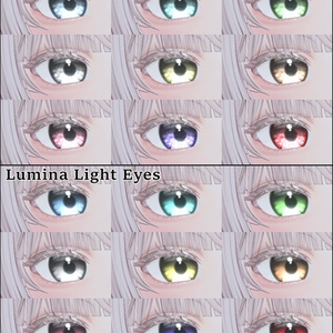 【6アバター対応】 Light Crystal Eye Textures 缩略图 9