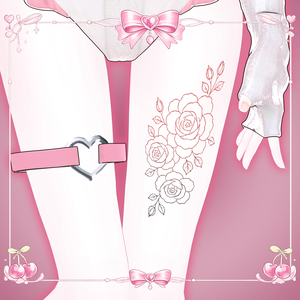 🌸 Floral Line Tattoo 🌹