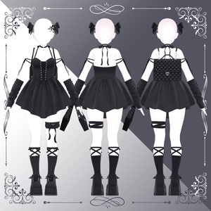 【7アバター対応】🖤Bonita🖤 缩略图 6