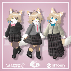 【けもの学園高等部】女子学生服 缩略图 5