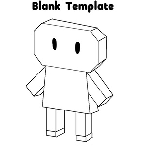 Papercraft Template - Blank