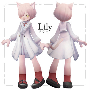【VRChat向け3Dモデル】Lily -リリー-【VRM】 缩略图 2