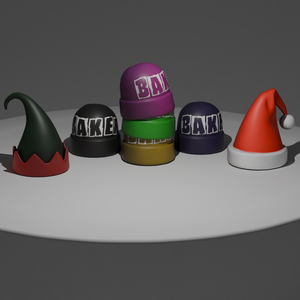Universal VRChat Winter Hat Pack v1