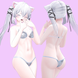 [VRC] Cute Lace Lingerie - 6 avatar support 缩略图 9