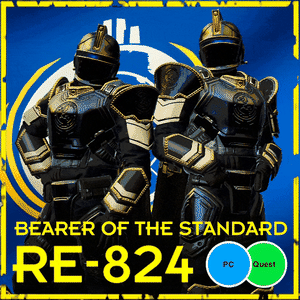 RE-824 BEARER OF THE STANDARD Helldivers 2