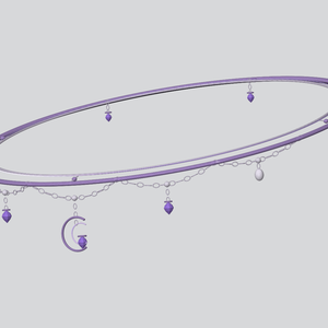 Eclipse Celestial Chain Halo【VRChat / PC / MA対応】