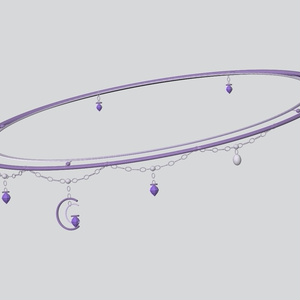 Eclipse Celestial Chain Halo【VRChat / PC / MA対応】