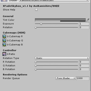 【Unity Shader】XFade Skybox Shader v1.1