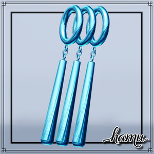[無料/Free]-01-　[Ring Stick Earrings] 缩略图 8