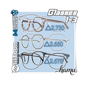 Simple Glasses　1～3