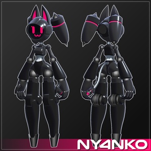 【オリジナル3Dモデル】Ny4nko【VRChat想定】 缩略图 2