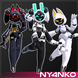 【オリジナル3Dモデル】Ny4nko【VRChat想定】 缩略图 3