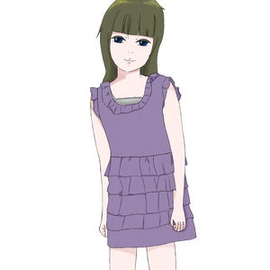 【無料】外国人風？の女の子イメージの立ち絵