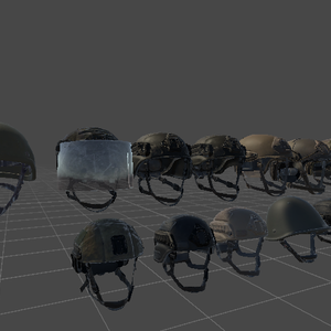 【VRC】Realistic tactical helmet set
