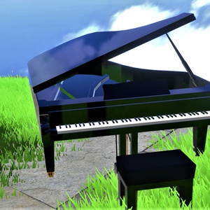 【無料】ピアノ 3Dモデル【VRC向け】 缩略图 3