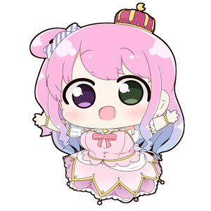 【非公式】アクキーストラップ60mm×60mm「姫森ルーナ」