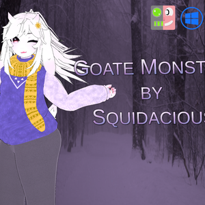 Goate Monster [ヤギモンスター][VRCHAT][QUEST][VRCFT]