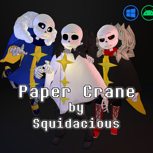 Paper Crane [VRChat][Quest][VRCFT]