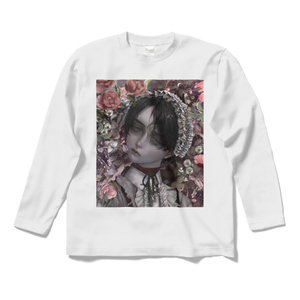 「罠」ロングスリーブTシャツ白&黒