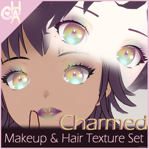 -50% (Commercial) [VRoid] Charmed Makeup & Hair Texture Sets - チャームド・メイク＆ヘア・テクスチャ・セット