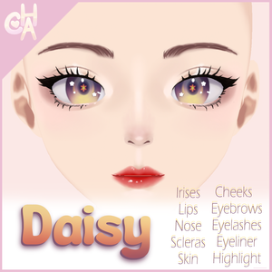 -50% (Commercial) [VRoid] Daisy Makeup Face Set - デイジー・フェイス・セット
