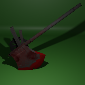 【3Dモデル】伐採斧(Logging)『Lobotomy Corporation二次創作』