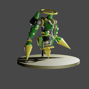 【3Dモデル】ロボットのフィギュア