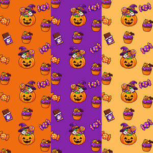 ハロウィン　デジタルペーパー